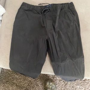 American eagle joggers black